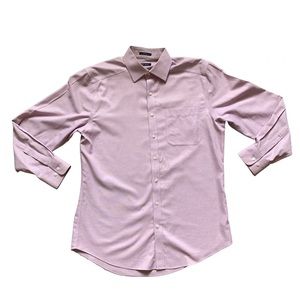 E.B.‎ Wood Lavender Button Up Collared Shirt, size 16
